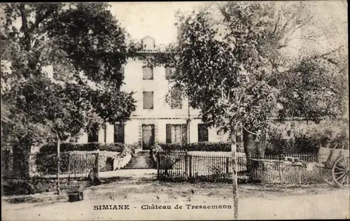 Ak Simiane Bouches du Rhône, Château de Tressemann