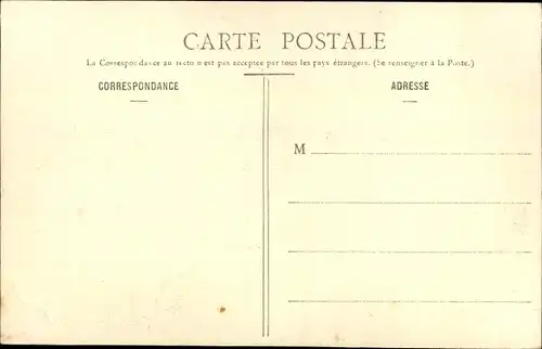 Ak Mamers Sarthe, Catastrophe du 7 Juin 1904, Église Notre Dame, Un coin en désordre