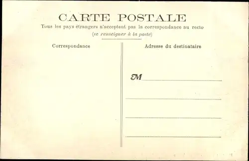 Ak Mamers Sarthe, Catastrophe du 7 Juin 1904, Les dégâts rue des Ormeaux