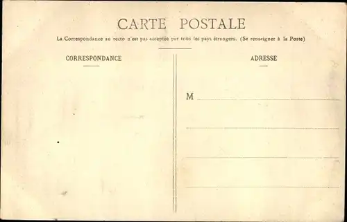 Ak Mamers Sarthe, Catastrophe du 7 Juin 1904, Route coupée à Suré