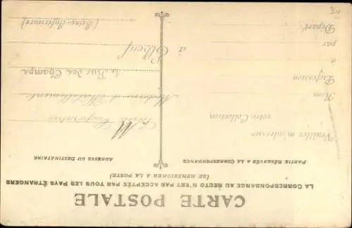 Ak Elbeuf Seine Maritime, la Cavée de ecameaux, ravages causés par l'orage 30 Juin 1908