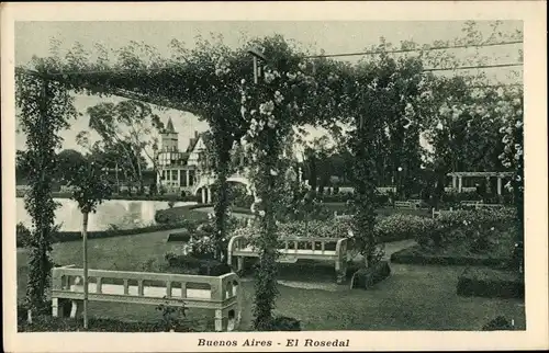 Ak Buenos Aires Argentinien, El Rosedal