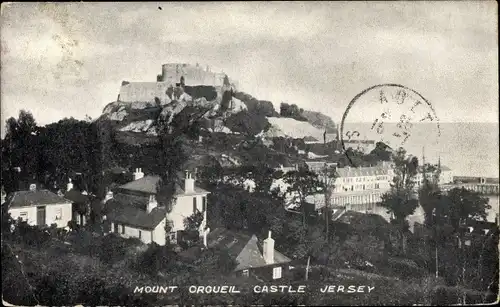 Ak Gorey Saint Martin Jersey Kanalinseln, Mount Orgueil Castle