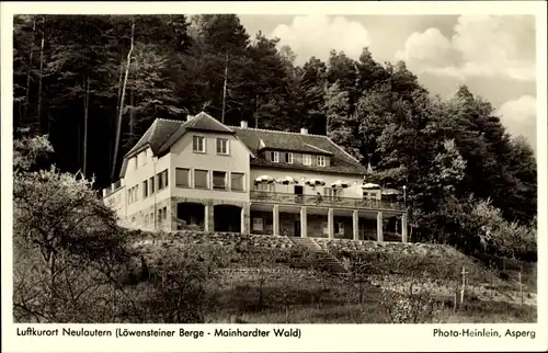 Ak Neulautern Wüstenrot Baden Württemberg, Café Restaurant Waldeck