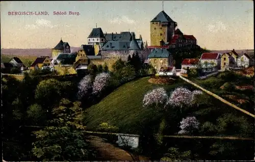 Ak Burg an der Wupper Solingen, Schloss Burg
