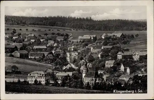 Ak Klingenberg in Sachsen, Teilansicht