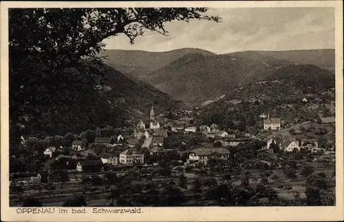 Ak Oppenau im Schwarzwald, Teilansicht