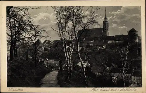 Ak Bautzen in der Oberlausitz, Alte Stadt, Petrikirche