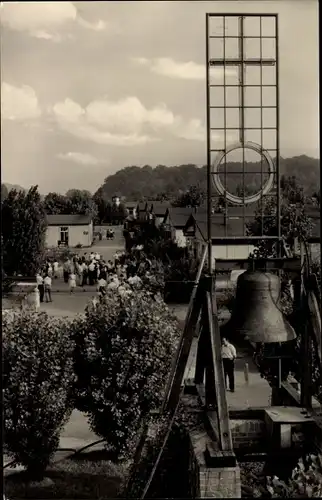 Ak Friedland Niedersachsen, Grenzdurchgangslager, Friedlandglocke