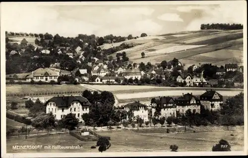 Ak Meinersdorf Burkhardtsdorf im Erzgebirge, Hallbauerstraße