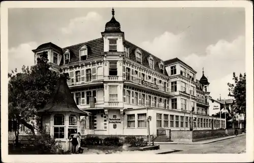 Ak Ostseebad Ahlbeck Heringsdorf auf Usedom, FDGB Erholungsheim Bernhard Göring