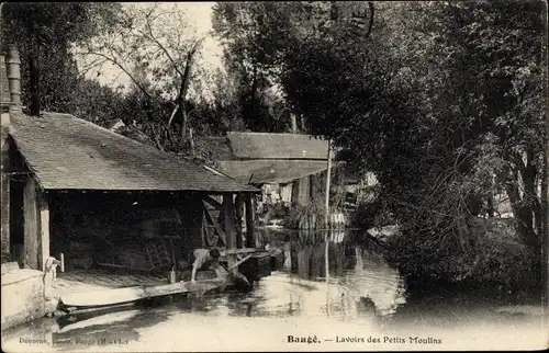 Ak Baugé Maine et Loire, Lavoire des Petits Moulins