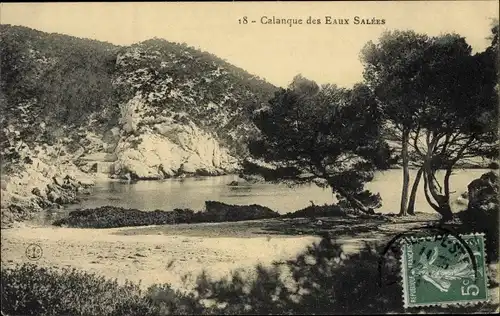 Ak Bouches du Rhône, Calanque des Eaux Salées