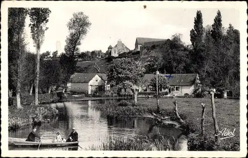 Ak Saulges Mayenne, Les Bords de l'Evre a Saint Cenere, Le coin prefere