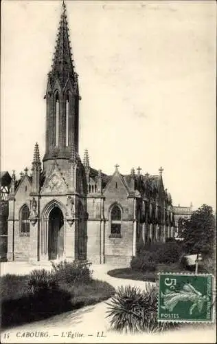 Ak Cabourg Calvados, L'Eglise