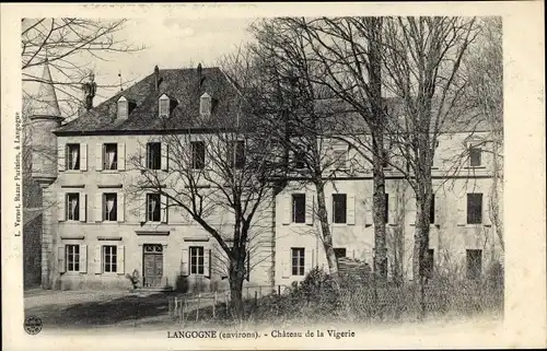 Ak Langogne Lozère, Chateau de la Vigerie
