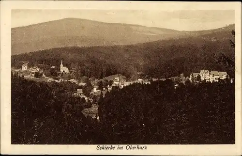Ak Schierke Wernigerode am Harz, Gesamtansicht