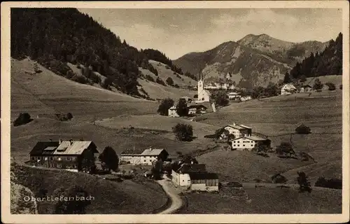 Ak Tiefenbach Oberstdorf im Oberallgäu, Gesamtansicht