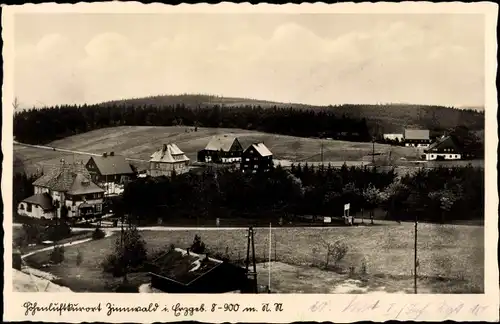 Ak Zinnwald Georgenfeld Altenberg im Erzgebirge, Gesamtansicht