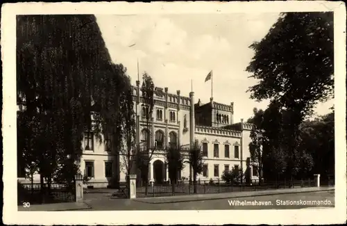 Ak Wilhelmshaven in Niedersachsen, Stationskommando