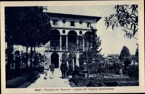 Ak Rieti Lazio, Palzzo del Governo, Loggia del Vignola