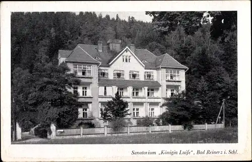 Ak Duszniki Zdrój Bad Reinerz Schlesien, Sanatorium Königin Luise