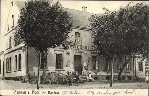 Ak Penkun Pencun in Mecklenburg Vorpommern, Hotel Kaiserhof