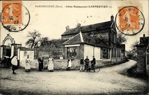 Ak Hardencourt Eure, Hotel Restaurant Carpentier