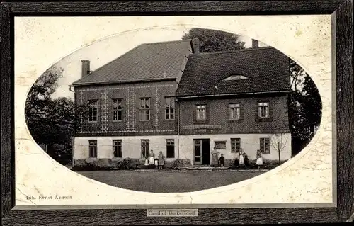 Passepartout Ak Burkersdorf Frauenstein im Erzgebirge, Gasthof