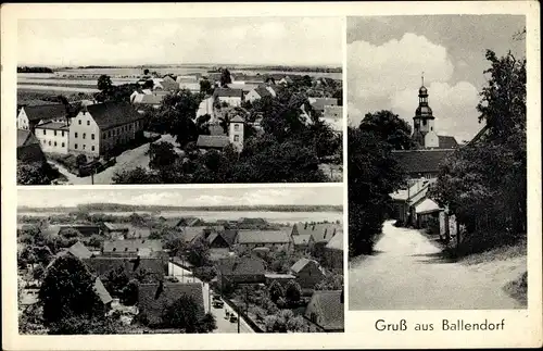 Ak Ballendorf Bad Lausick in Sachsen, Ortsansichten, Kirche