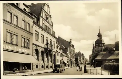 Ak Glauchau in Sachsen, Leipziger Straße