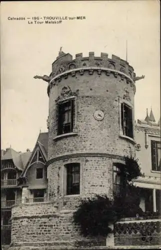 Ak Trouville sur Mer Calvados, La Tour Malakoff