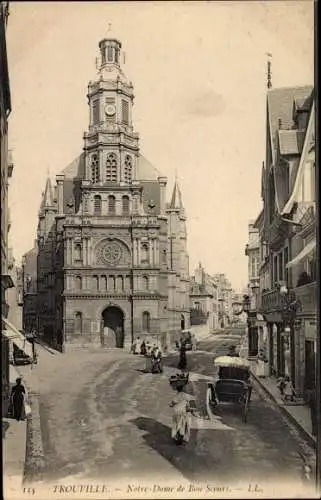 Ak Trouville Calvados, Notre Dame de Bon Scours