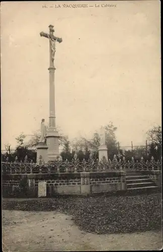 Ak La Vacquerie Calvados, Le Calvaire