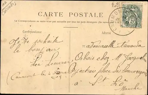 Ak La Vacquerie Calvados, Le Calvaire