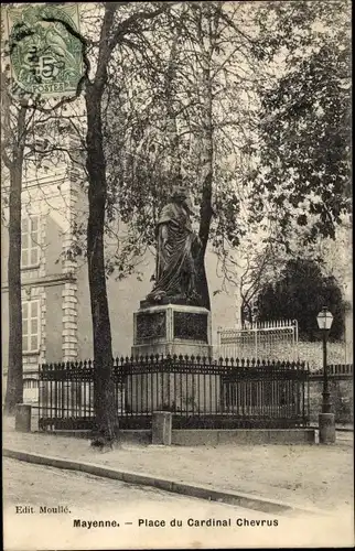 Ak Mayenne, Place du Cardinal Chevrus