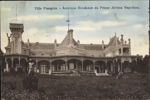 Ak Prangins Kanton Waadt, Villa Prangins, Ancienne Residence du Prince Jerome Napoleon