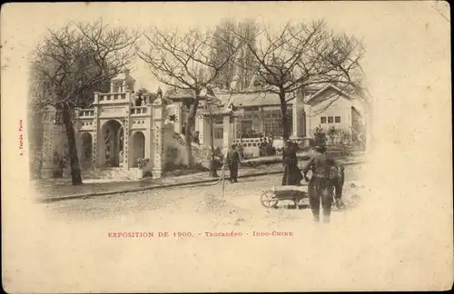 Ak Paris, Exposition de 1900, Trocadero, Indo Chine