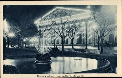 Ak Buenos Aires Argentinien, La Catedral de Noche