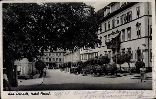 Ak Bad Teinach Zavelstein im Nordschwarzwald, Hotel Hirsch