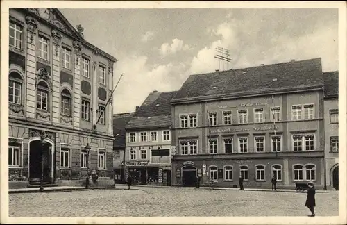 Ak Radeberg im Kreis Bautzen Sachsen, Hotel Stadtkeller, Stadthaus Grüne Tanne