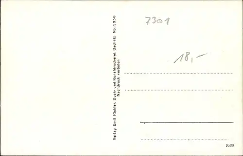 Ak Kiebitz Ostrau in Sachsen, Gasthof, Pfarre, Schule, Kirche