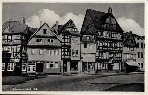 Ak Adenau in der Eifel, Marktplatz