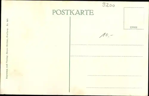 Ak Freiberg in Sachsen, Verkehr in der Poststraße, Geschäft