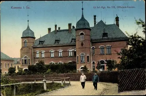 Ak Kamenz Sachsen, 13. Inf.-Rgt. No. 178, Offizierskasino