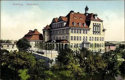 Ak Radeberg Sachsen, Realschule