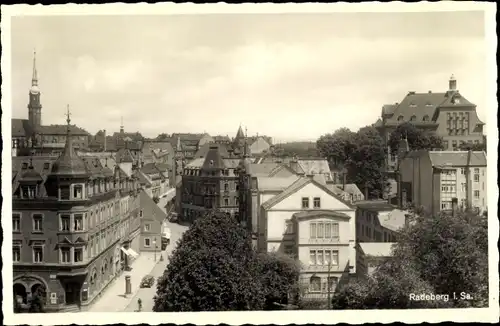 Ak Radeberg Sachsen, Stadtbild, Teilansicht