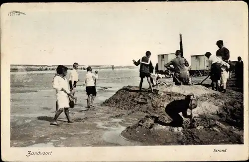 Ak Zandvoort Nordholland, Strandgezicht