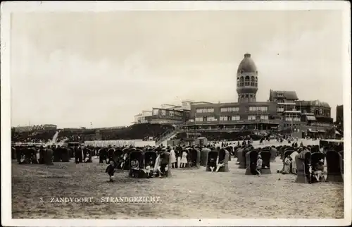 Ak Zandvoort Nordholland, Strandgezicht