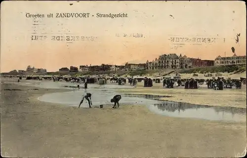 Ak Zandvoort Nordholland, Strandgezicht